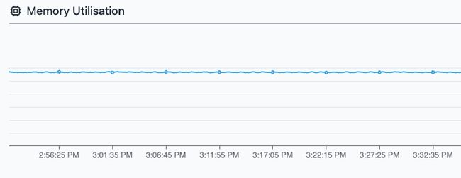Screenshot of Memory in Performance Feature