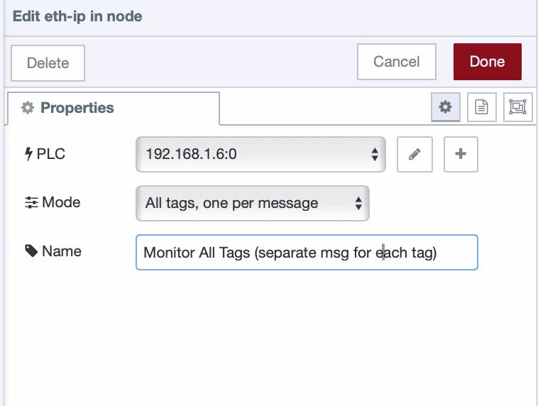 Reading all tags with each tag sent as a separate message