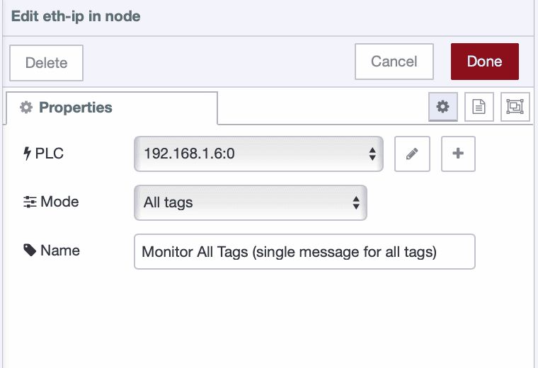Reading all tags together in a single message object