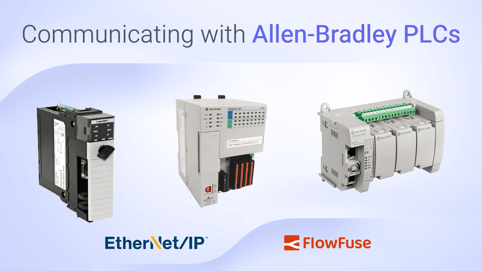 Image representing EtherNet/IP Integration with FlowFuse: Communicating with Allen-Bradley PLCs