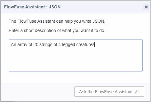 Prompting from within the Template Node