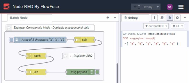 Duplicating a sequence of data