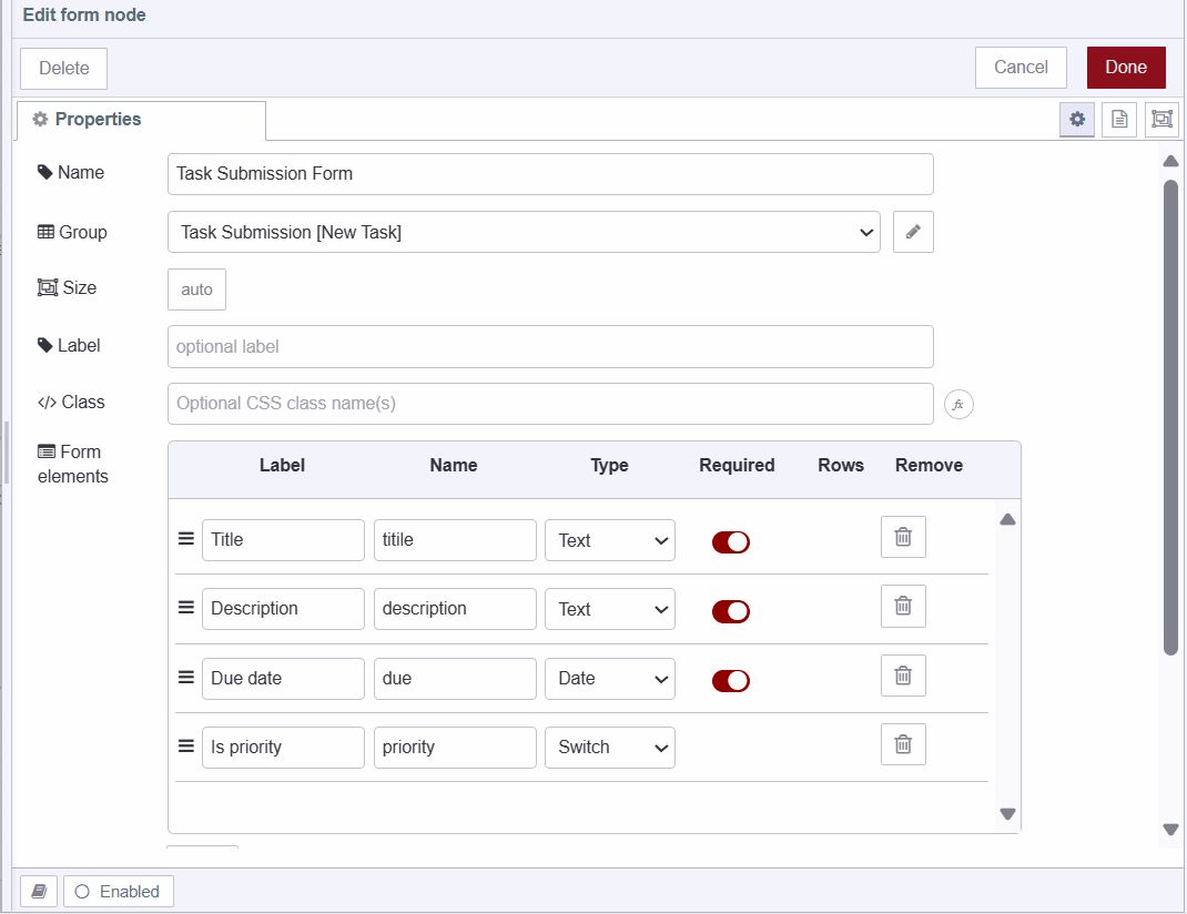 "Screenshot of ui widget form configuration"