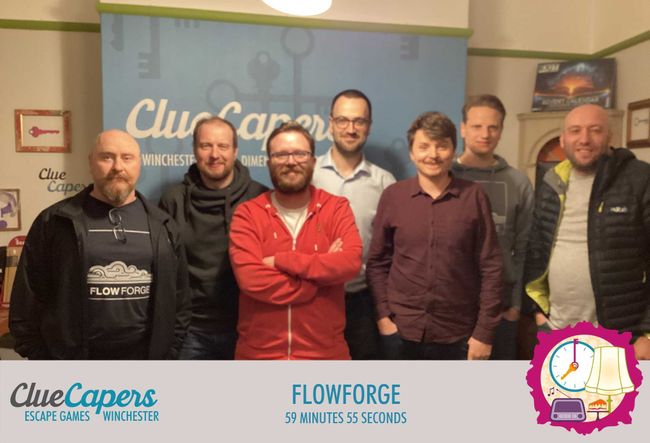 The FlowFuse team pictured during our visit to Clue Capers "The FlowFuse team pictured during our visit to Clue Capers"