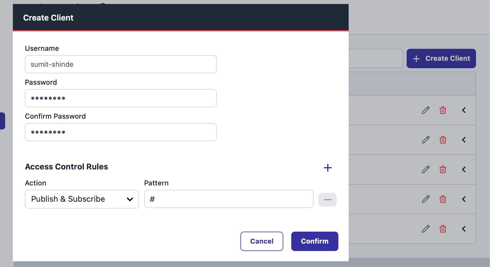 FlowFuse Interface for creating MQTT Client
