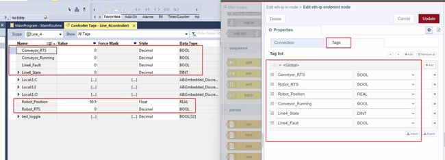 "Screenshot showing eth-ip Endpoint Tags"
