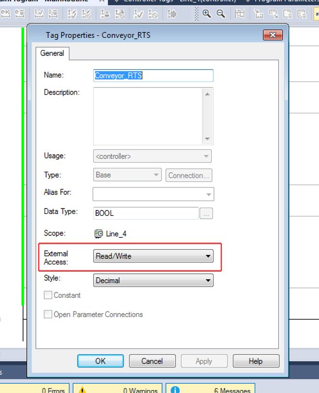 "Screenshot showing the AB Tag Properties"