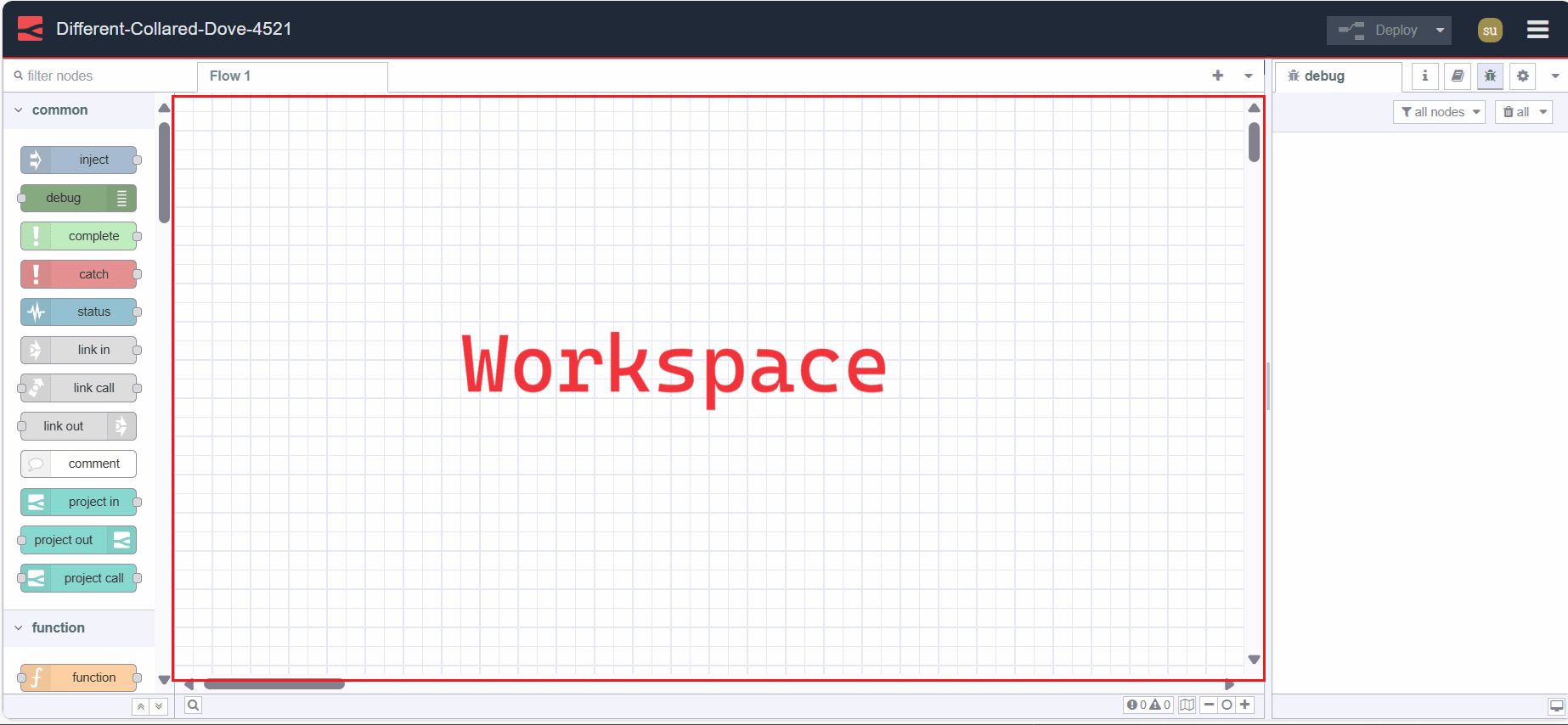 Image displaying workspace Image displaying workspace