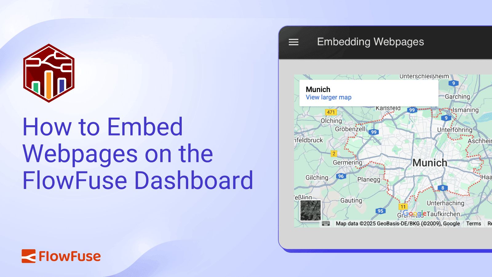 Image representing How to Embed Webpages on the FlowFuse Dashboard