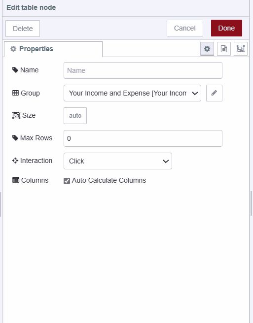 "Screenshot displaying the ui-table widget configuration"