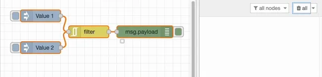 Demonstration showing the Filter node Demonstration showing the Filter node