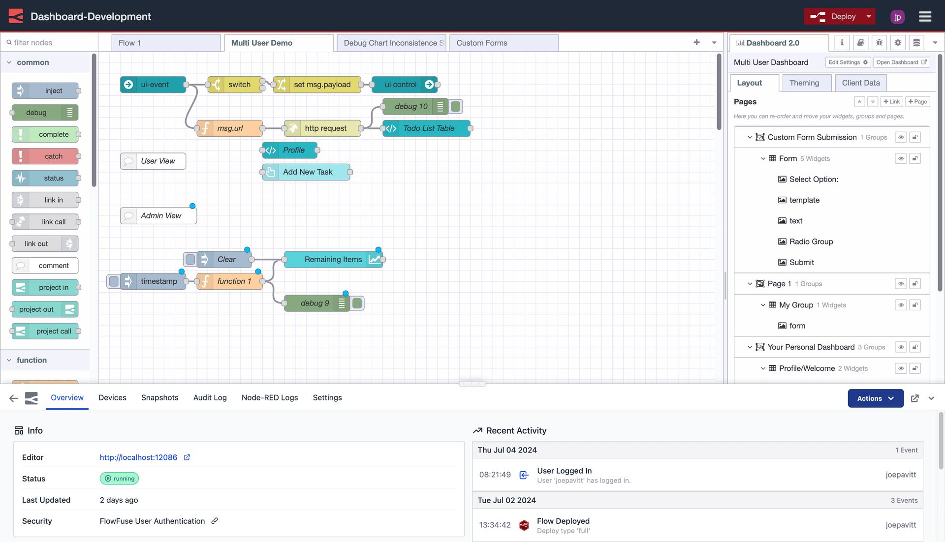 Screenshot showing the "Immersive Editor" view