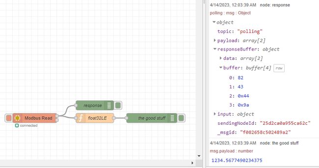 Using msg.responseBuffer.buffer to retrieve each octet
