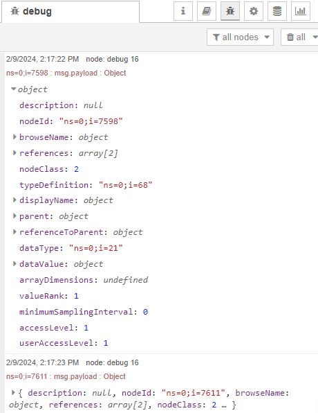 kepware node-red browsed tags