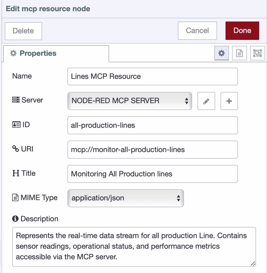 MCP Resource Configuration