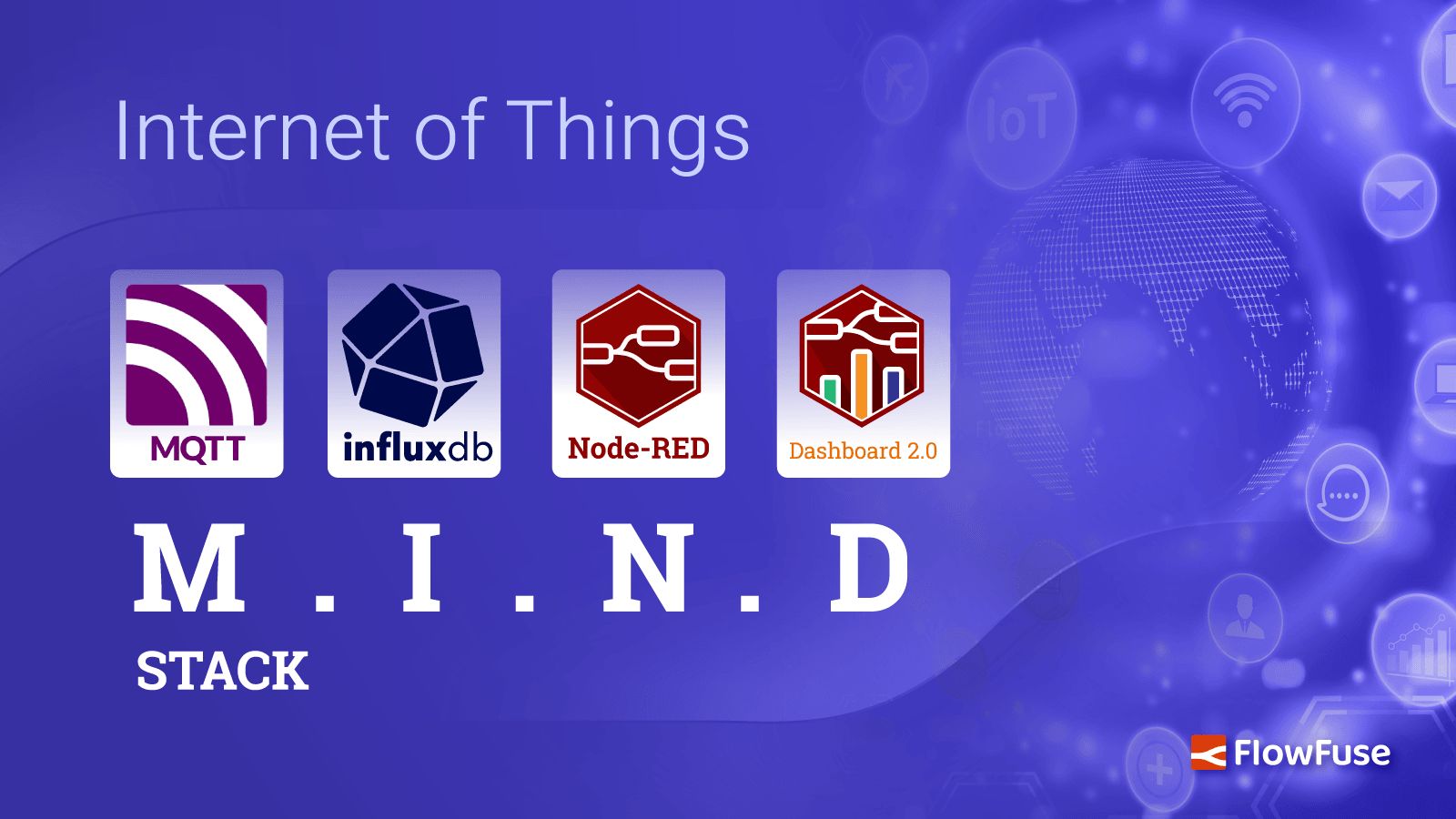 Image representing The MIND stack with Node-RED and FlowFuse Dashboard 2.0