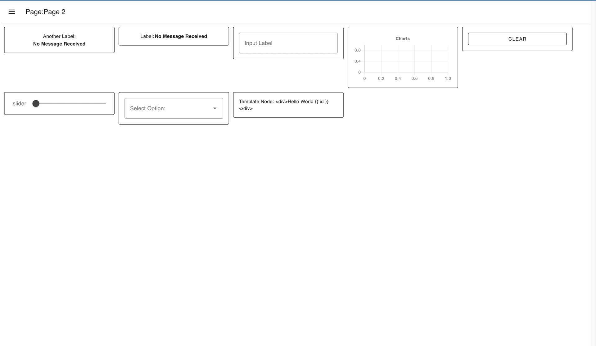 "Screenshot of dashboard having fixed layout"