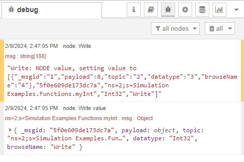 kepware node-red write tags output