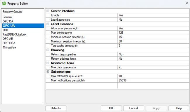 kepware node-red anonymous login