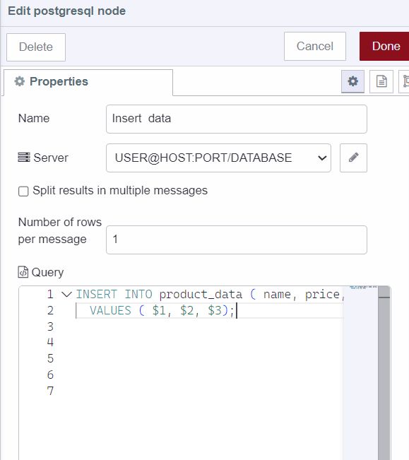 Inserting data into database "Inserting data into database"