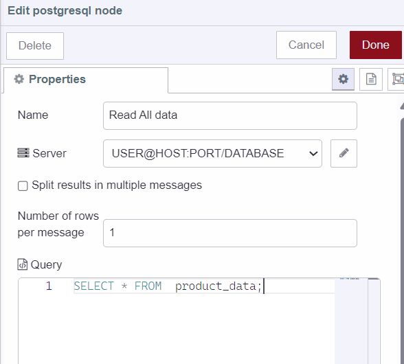 Retriving all product data from database "Retriving all product data from database"