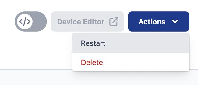 Remote Device Restart