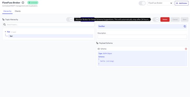 Image showing schema detection