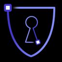 Graphic of a padlock, depicting 'Security'.