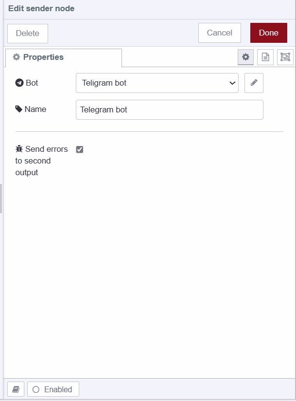 Screenshot displaying 'Send error to second output' option "Screenshot displaying 'Send error to second output' option"