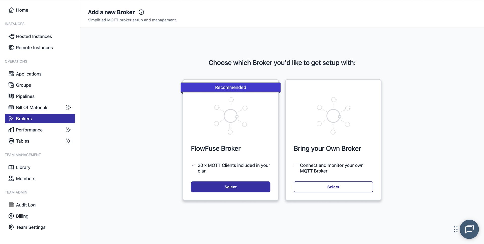 Enabling FlowFuse MQTT Broker