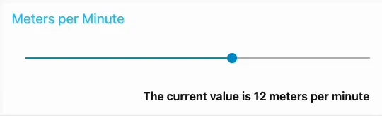 An example of a slider in a HMI An example of a slider in a HMI