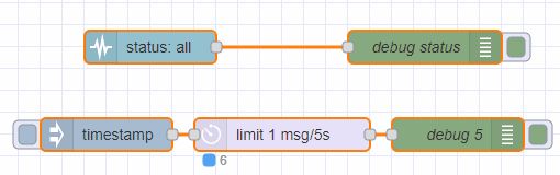 Delay Node with Status Node