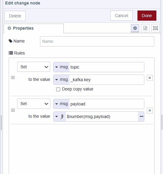 Changing payload received from Kafka consumer "Changing payload received from Kafka consumer"